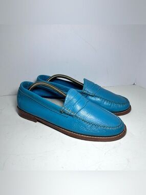 G.H. Bass Weejuns Teal Pebbled Leather Women’s Loafer 8.5